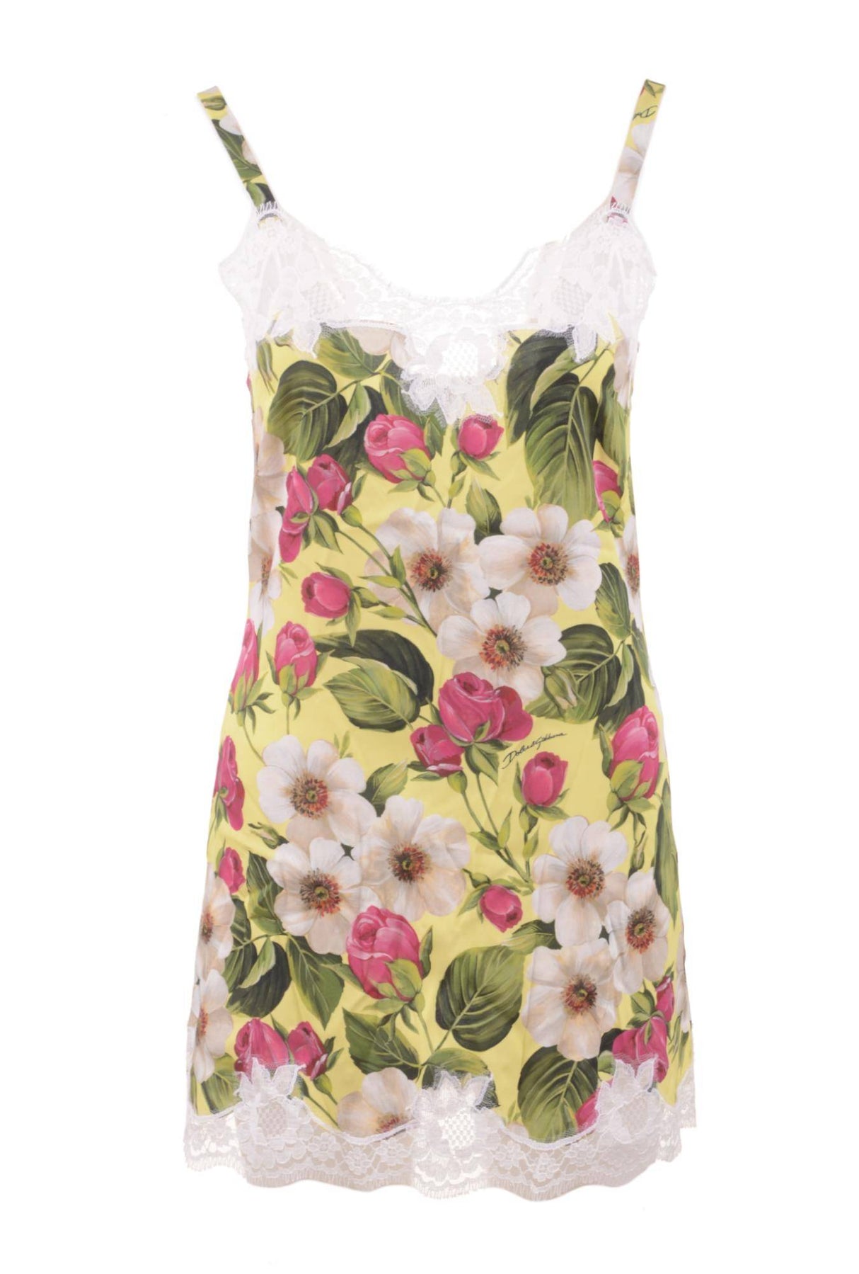 Dolce & Gabbana Women Roses Lingerie Dress