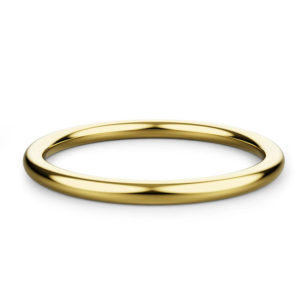 Bullion Gold Rheda Classic Tubular Ring in Gold