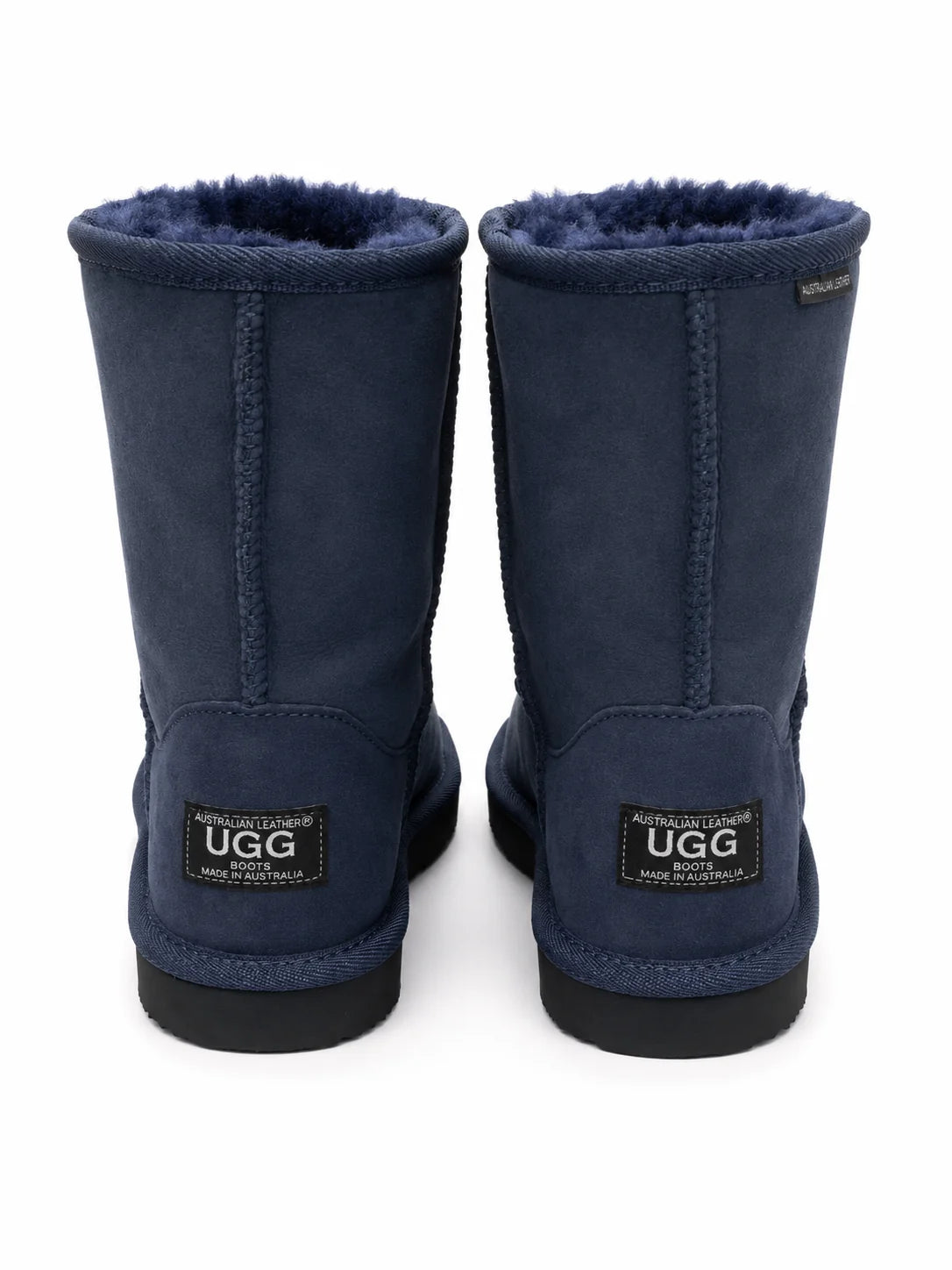 Australian Leather Ugg Classic Short - Navy - AU10
