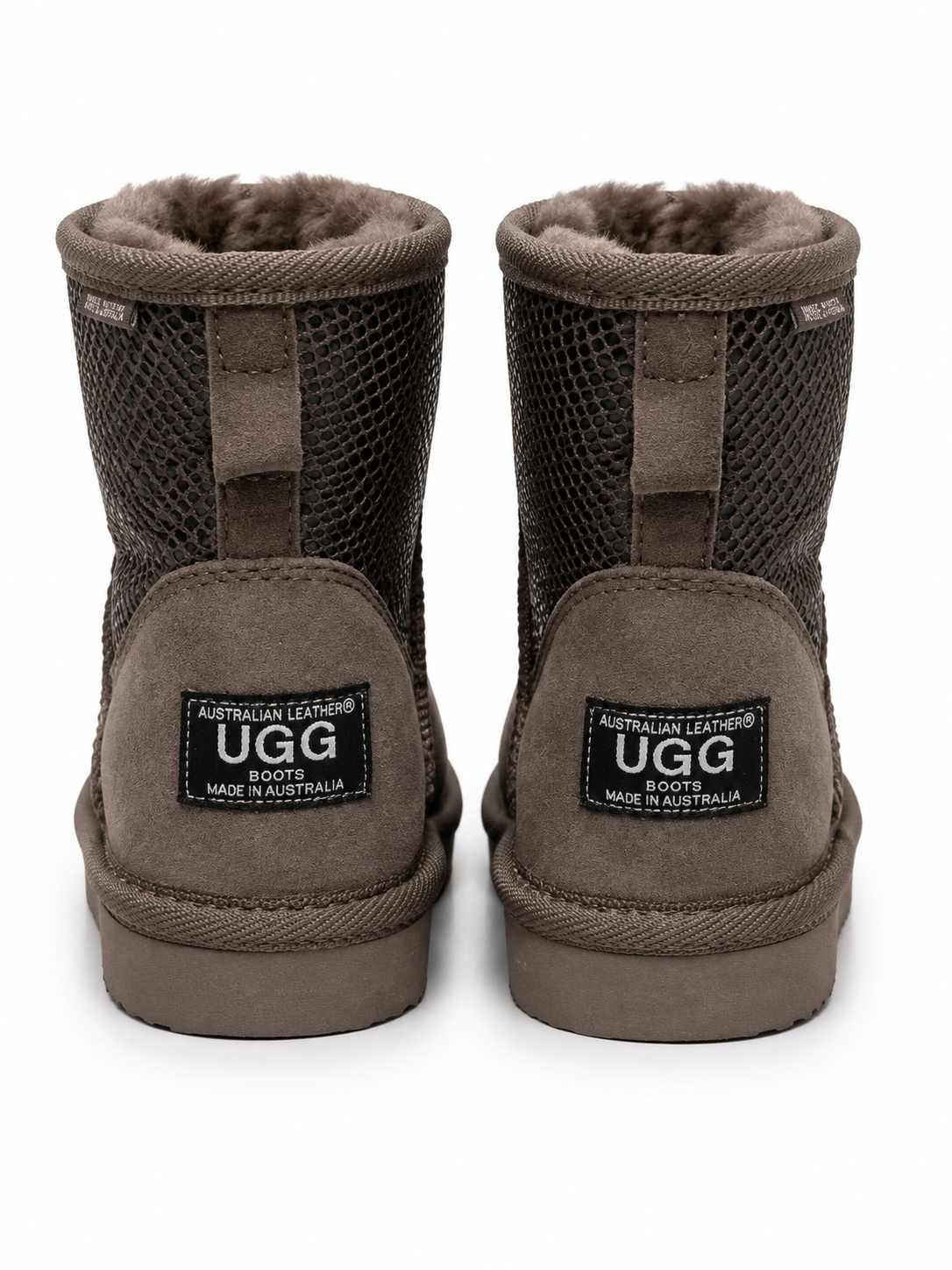Australian Leather Ugg Classic Mini Snake Skin - Chocolate - AU6