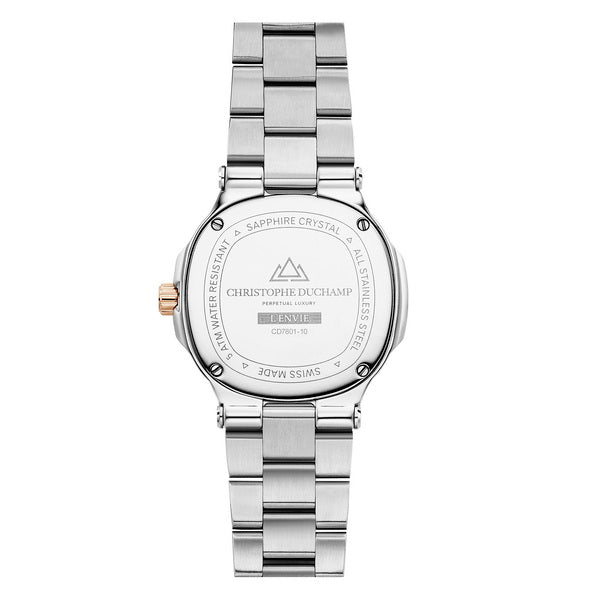 Christophe Duchamp L'envie (Womens) - Rose Gold Dial & 316L Stainless Steel Strap