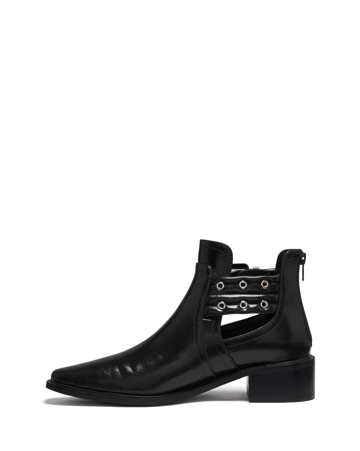 Therapy Baylee Black Crinkle Patent