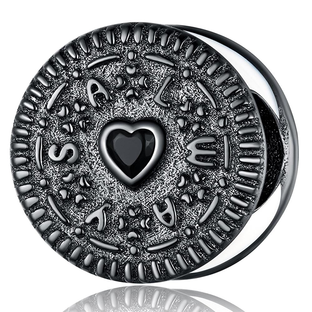 Solid 925 Sterling Silver ALWAYS Chocolate Biscuit Pandora Inspired Charm