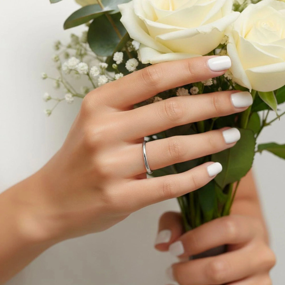 Bullion Gold Rheda Classic Tubular Ring in Silver