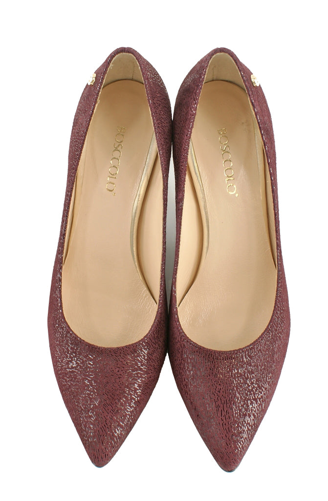 Bosccolo Womens Spike Heels Elite 200 - Plum
