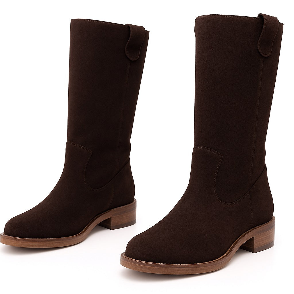 Bosccolo Womens Boots - Chocolate Nubuck