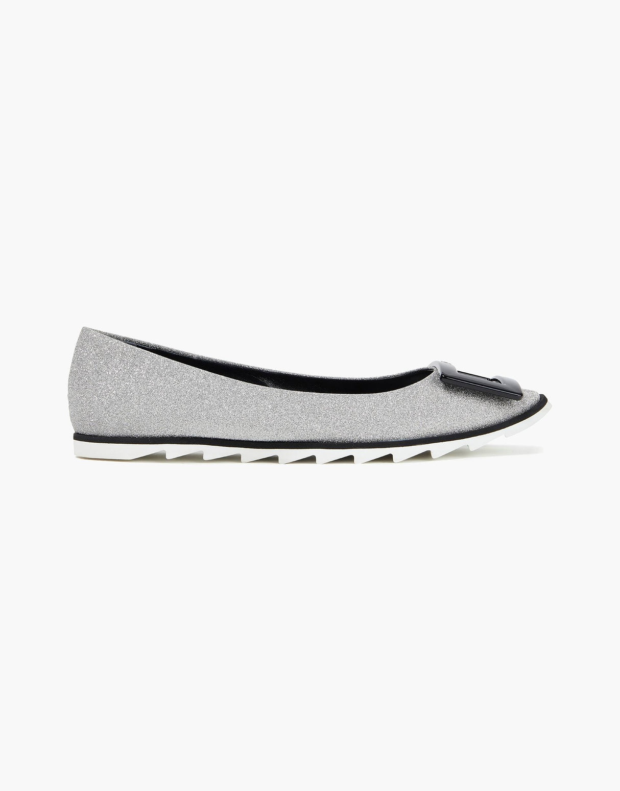 Roger Vivier Womens Ballet Flats - Silver