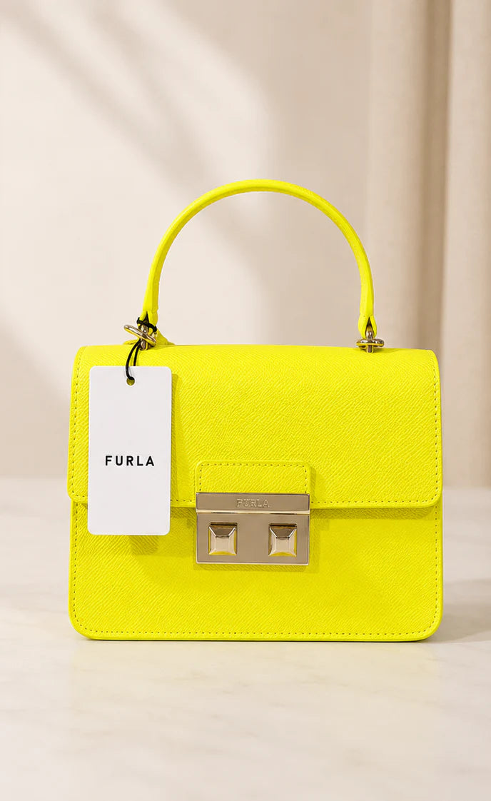 Bella Mini Top Handle - Yellow Fluo