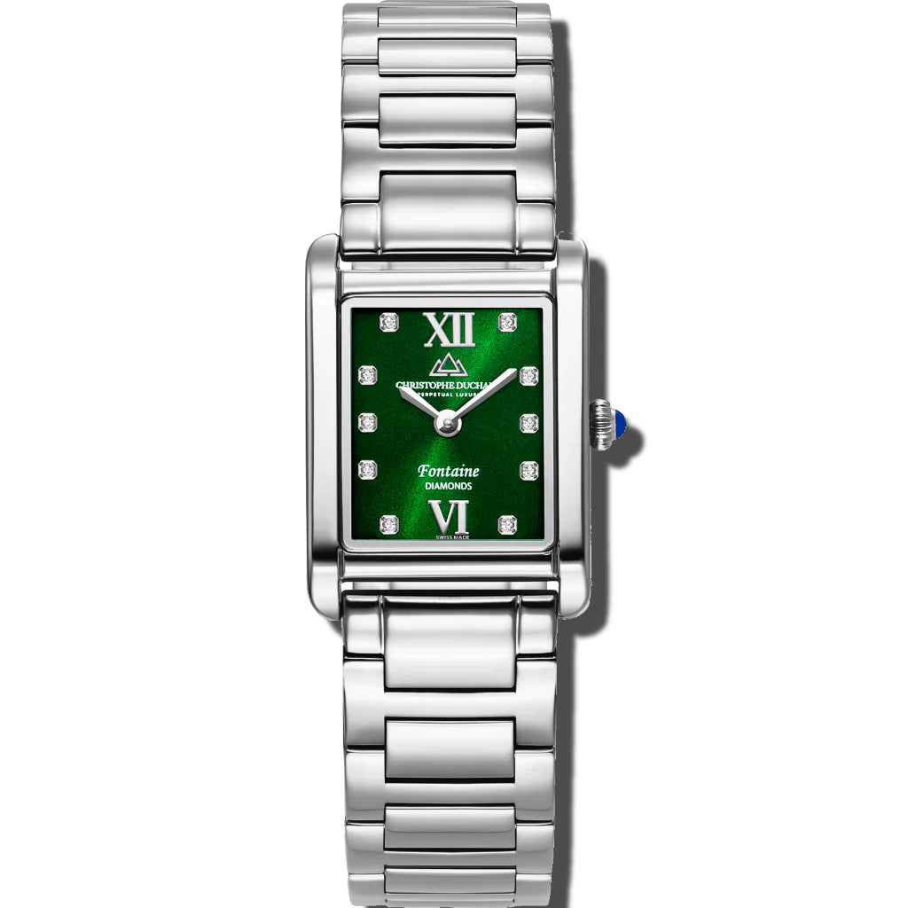 Christophe Duchamp Fontaine - Green Dial & 316L Stainless Steel Strap