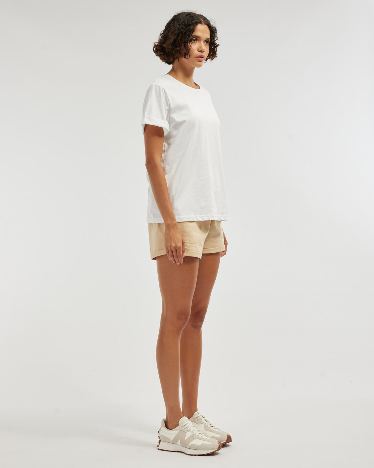 Amelius Abigail Rolled Hem Short - Hummus