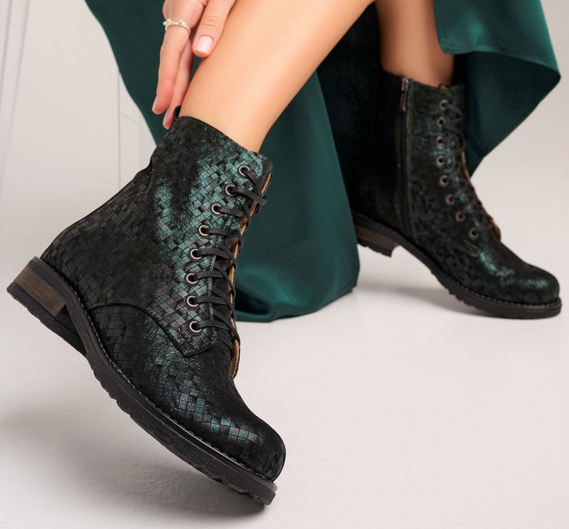 Bosccolo Womens Boots - Green