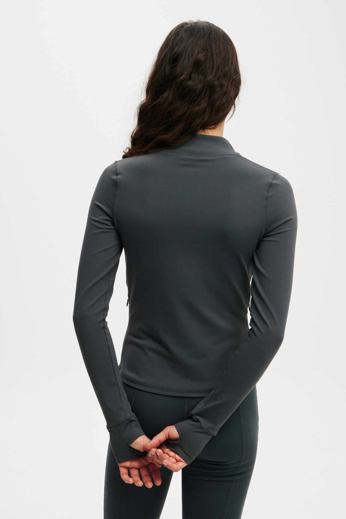 Cotton On Body Active Core Zip Through Long Sleeve