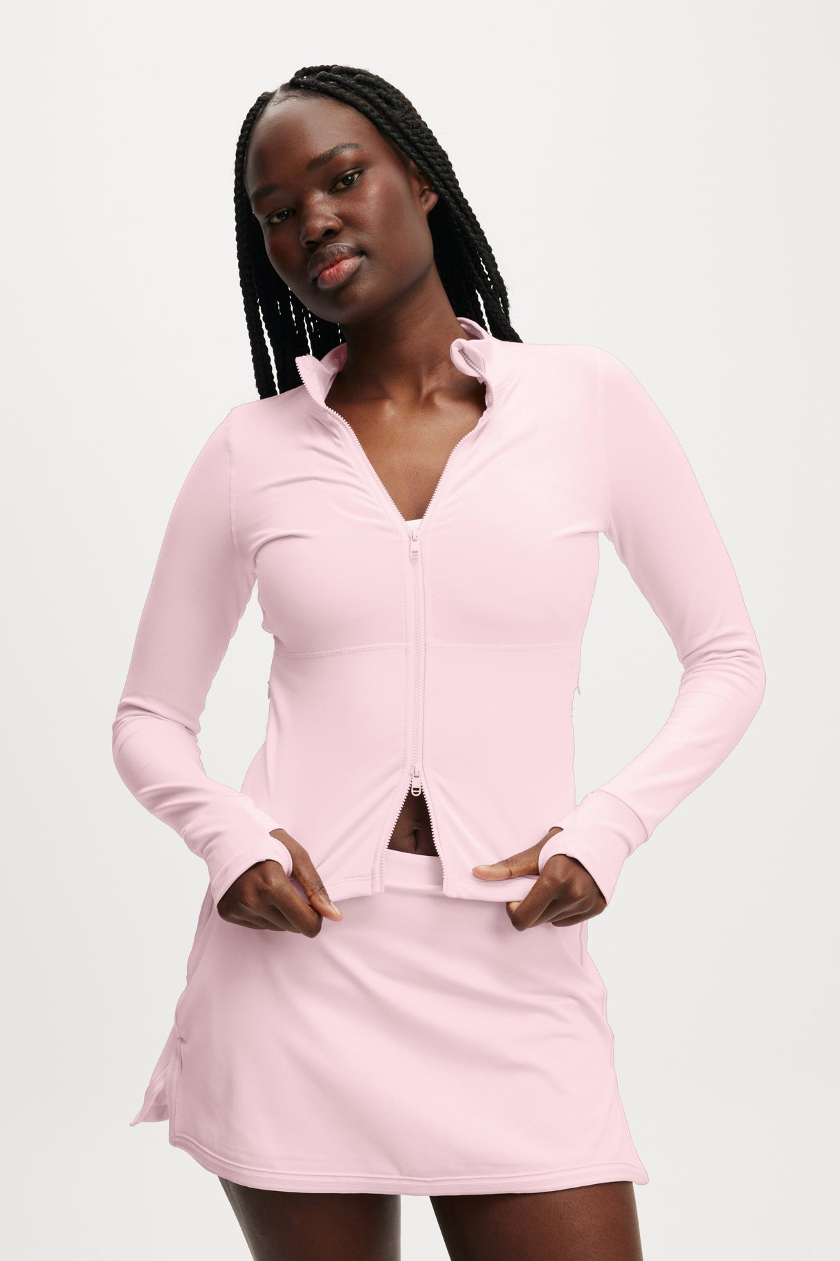 Cotton On Body Active Core Zip Through Long Sleeve