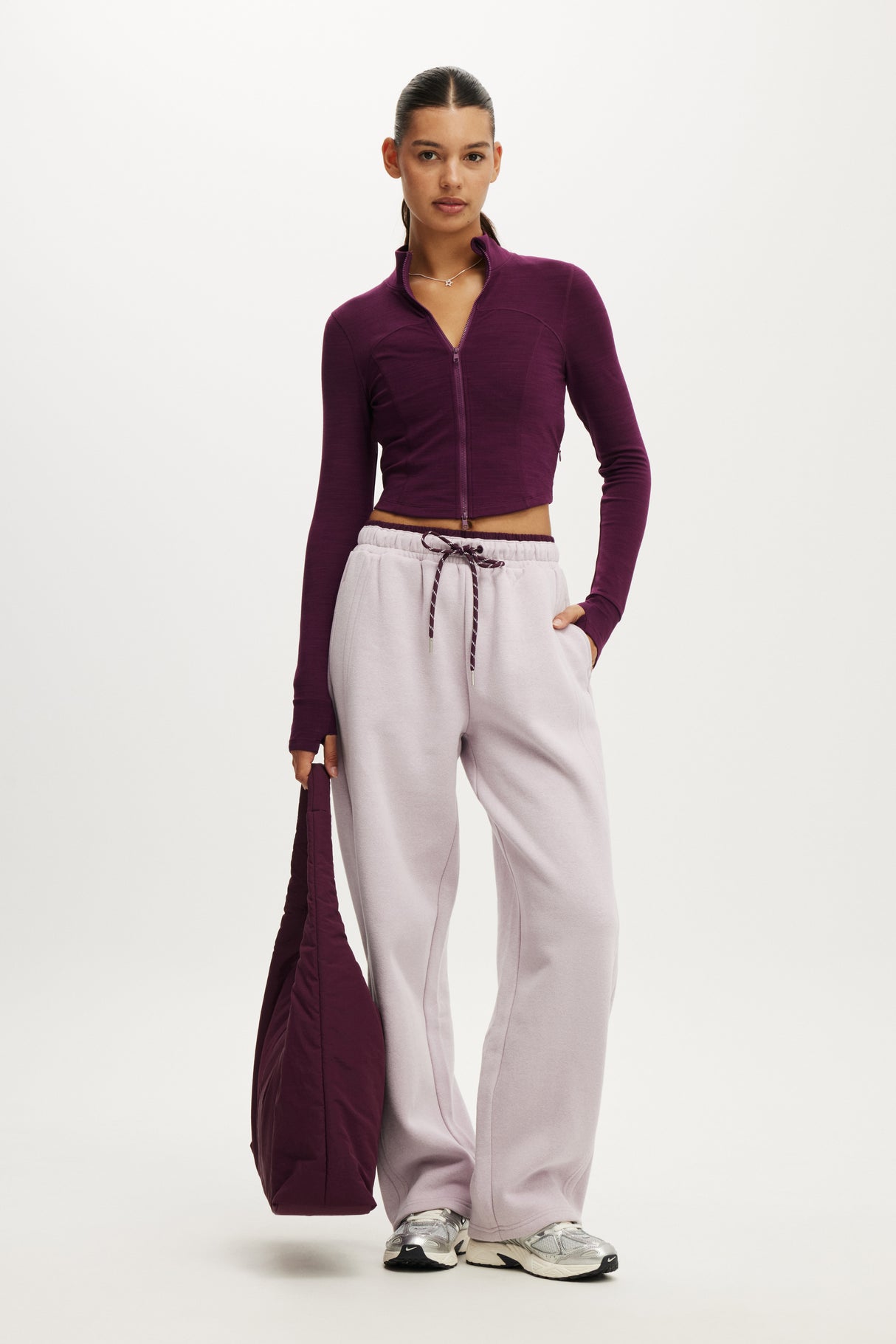 Cotton On Body Ultra Soft Contour Long Sleeve Zip Through