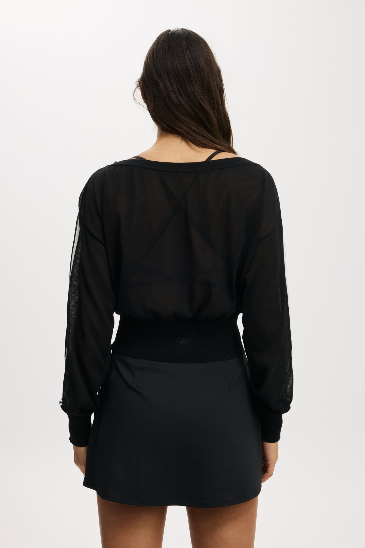 Cotton On Body Sheer Asymmetric Knit