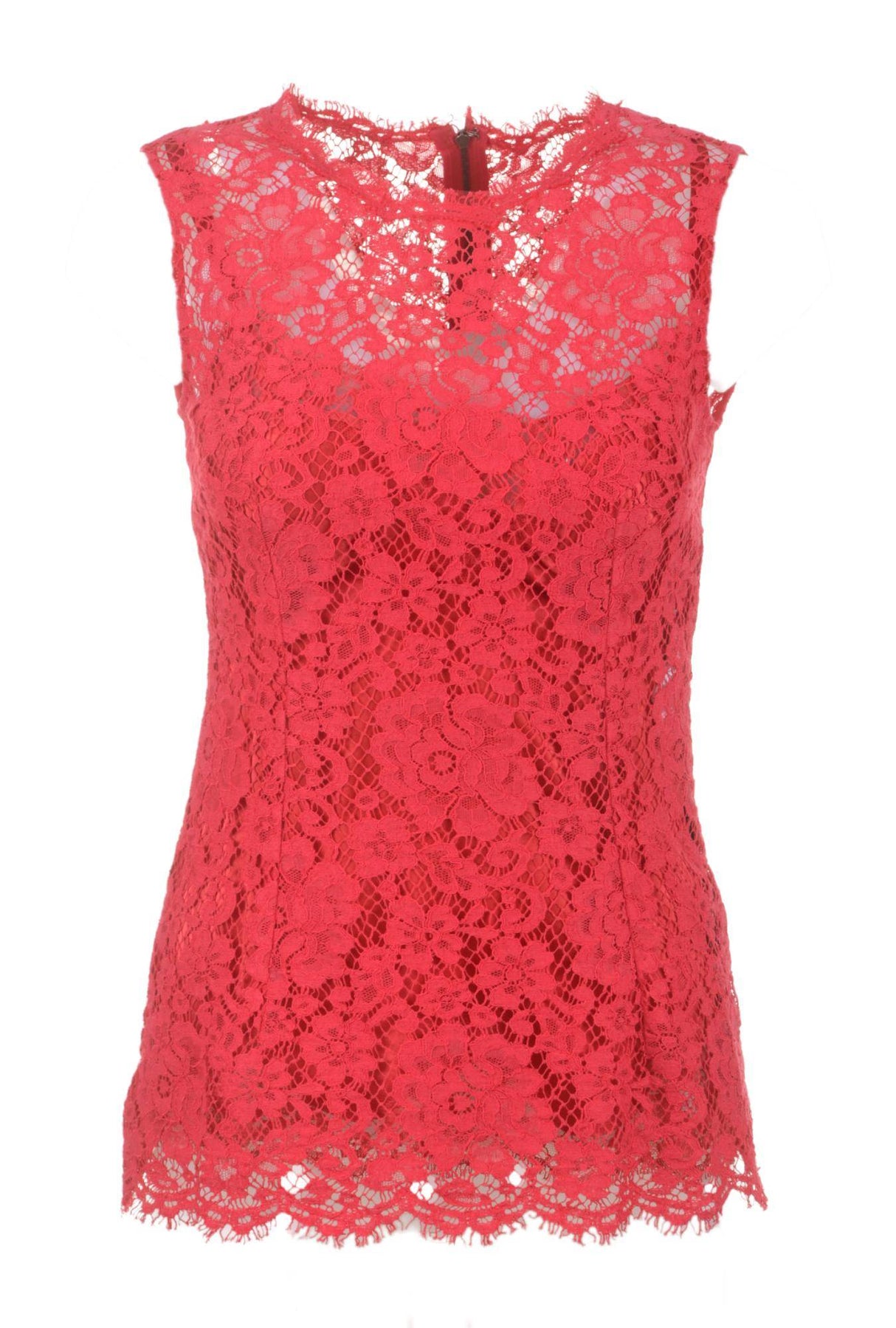Dolce & Gabbana Women Laced Sleeveless Top
