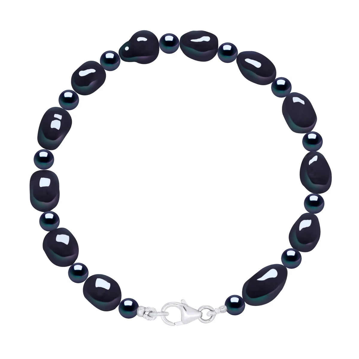 Manufacture Royale Bracelet Baroque Baroque Freshwater Pearl Black