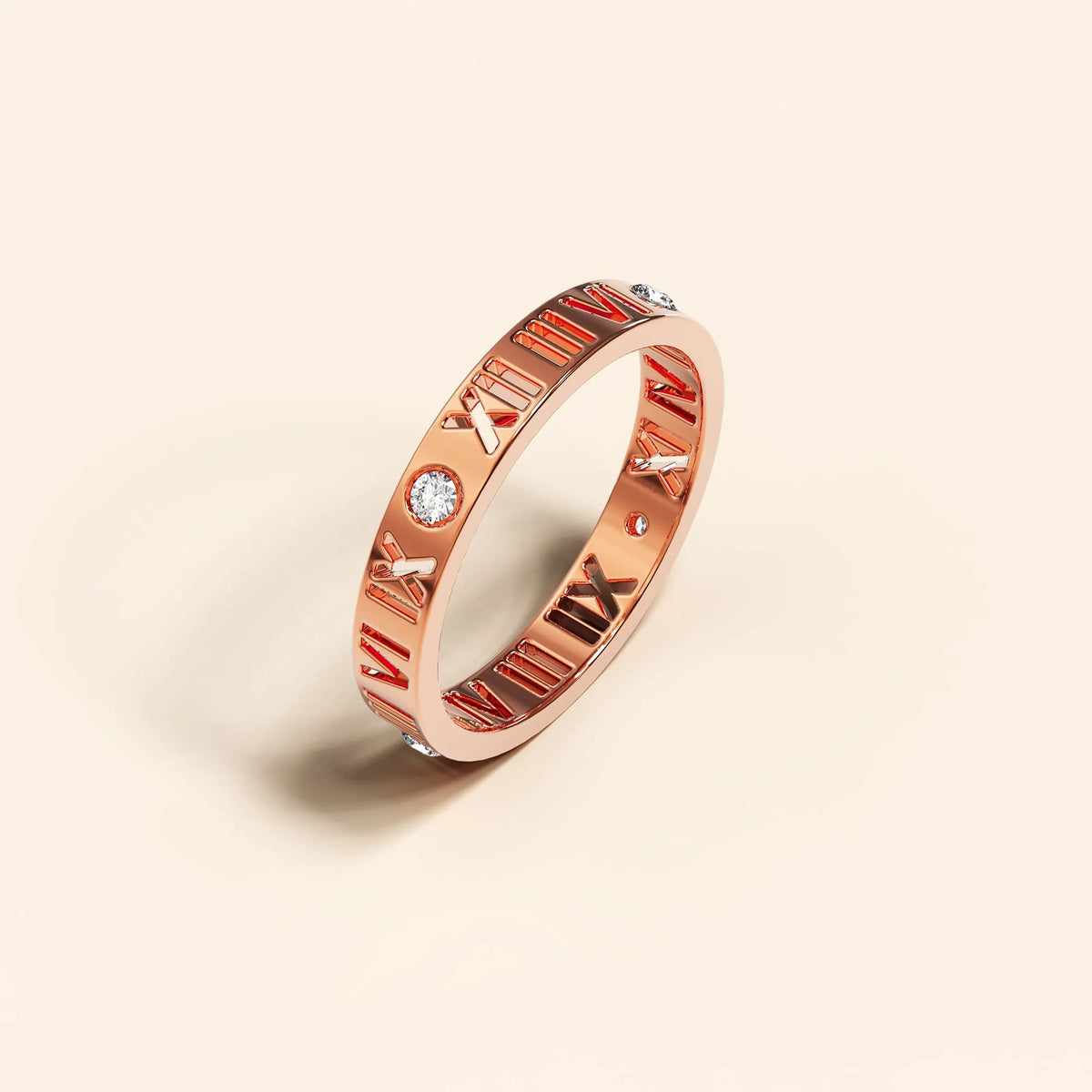 Bullion Gold Roman Reign Ring