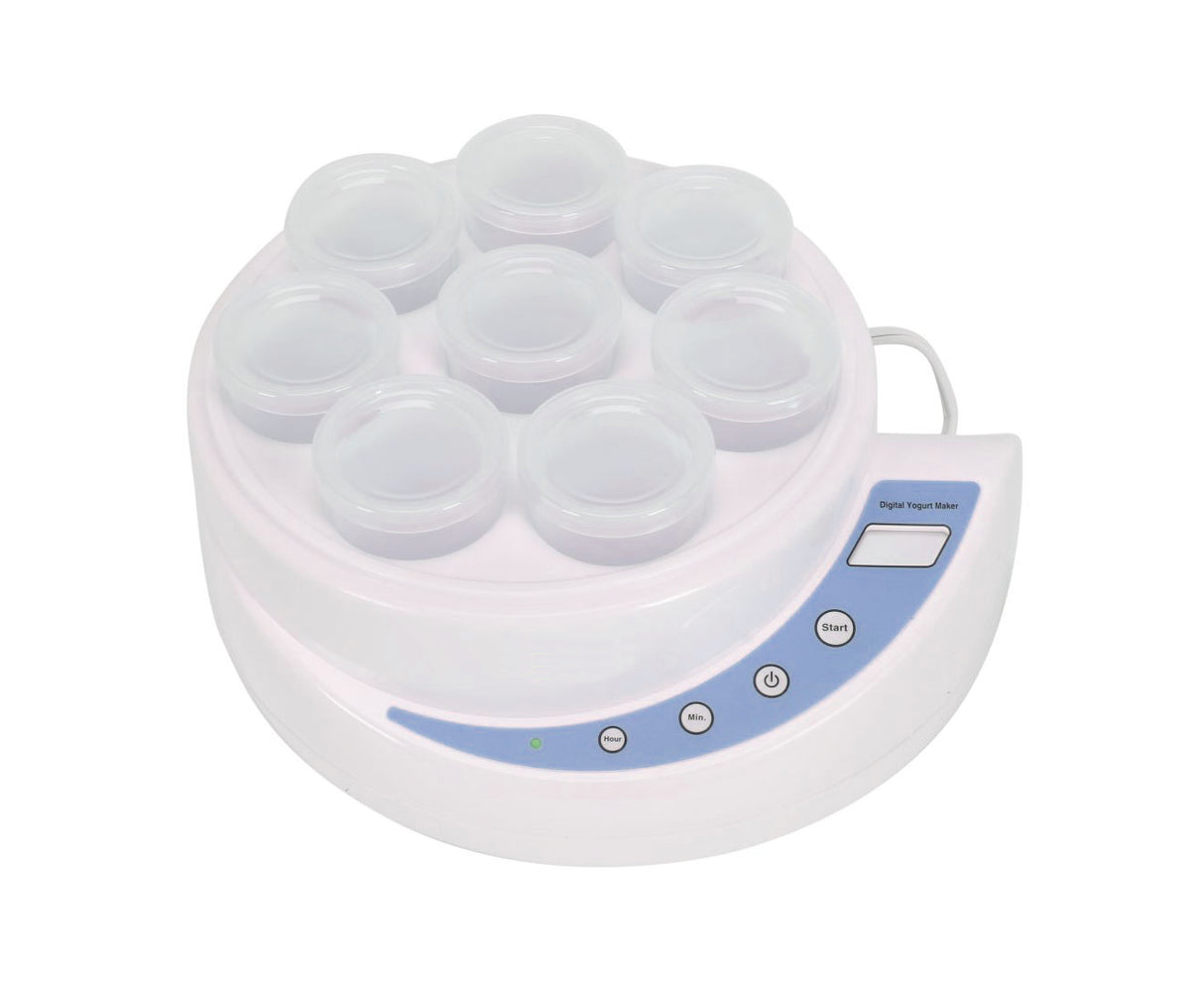 Electric Yoghurt Maker 8 Cup Digital Lcd Temp Timer 150Ml Cup X8 Xj-5K102