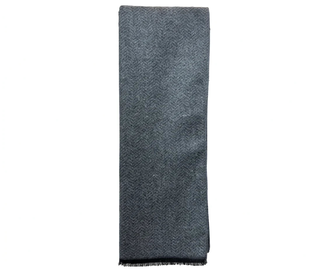 Cherry Red Marle Scarf - Grey Marle