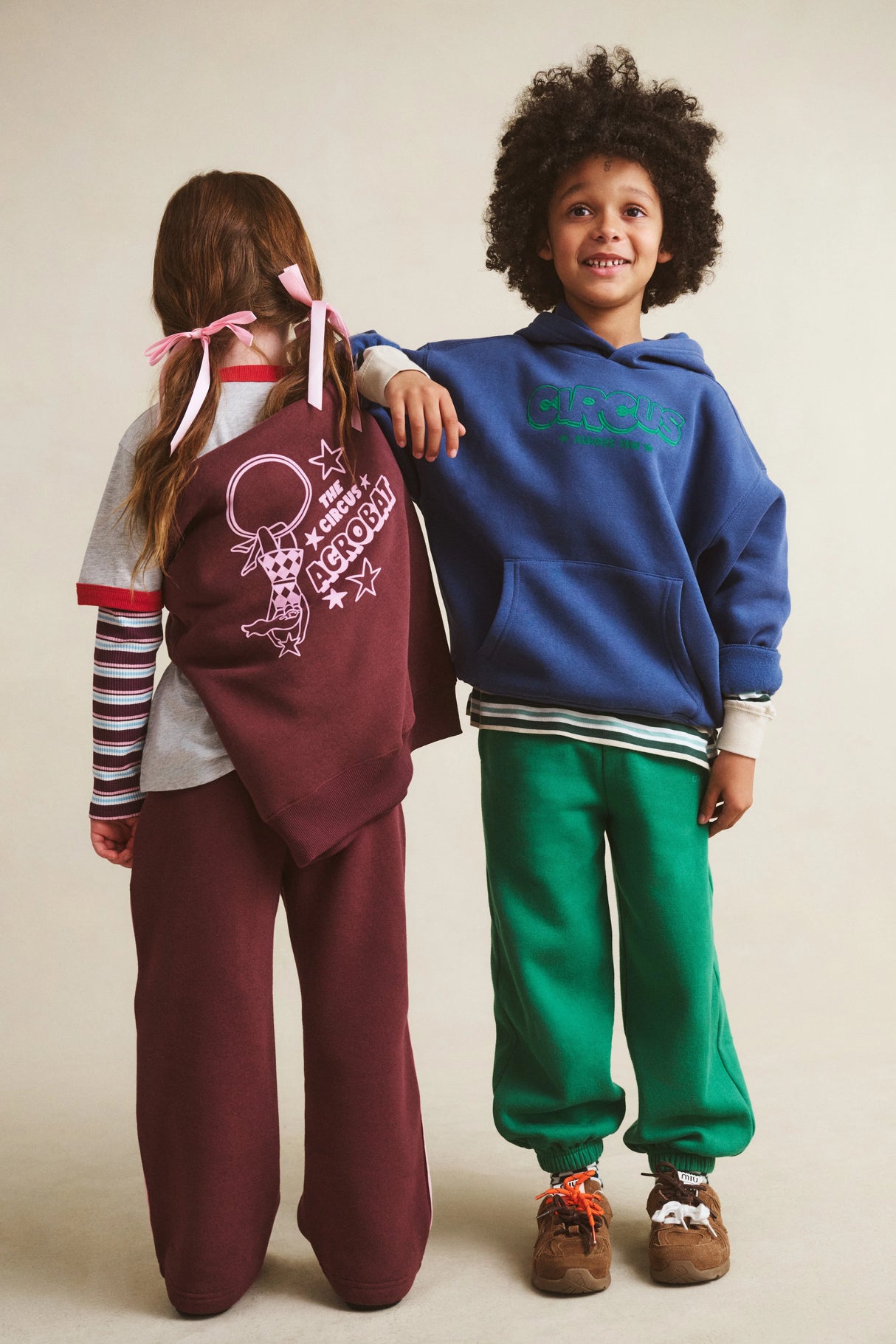 Cotton On Kids Boys Sammy Oversize Hoodie - Deep Dive/Circus Always Fun