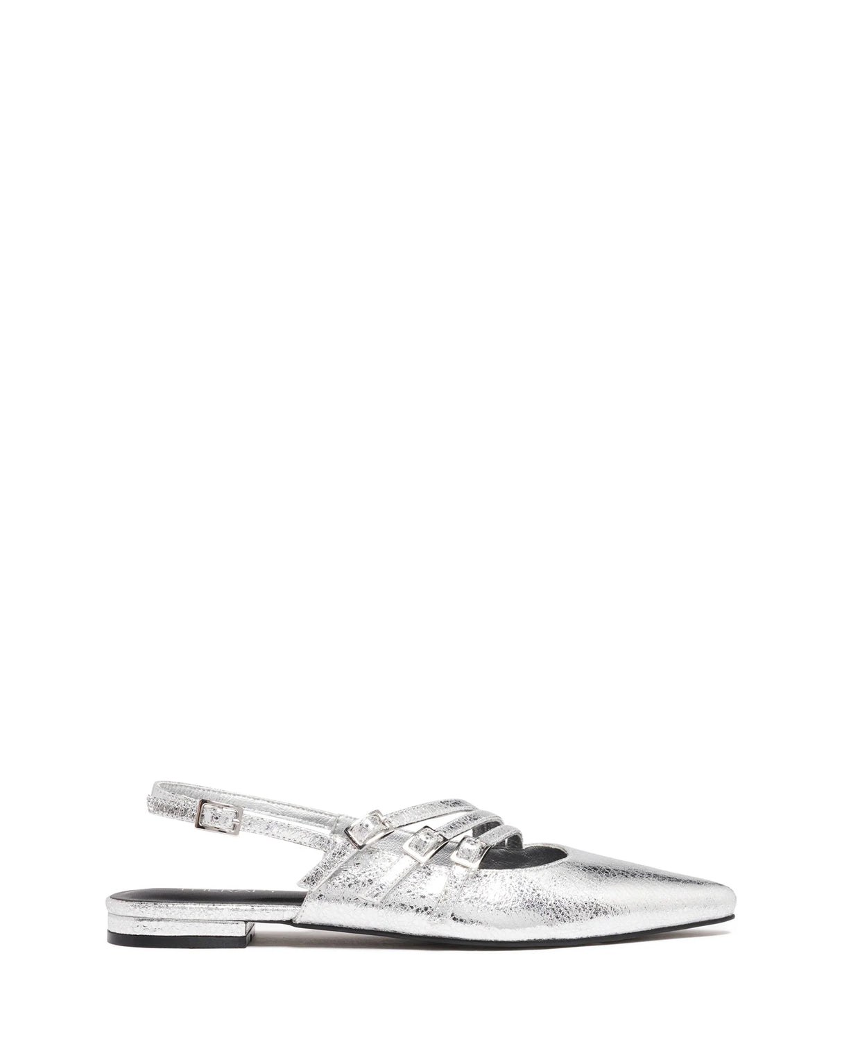 Therapy Lisst Silver Cracked Metallic