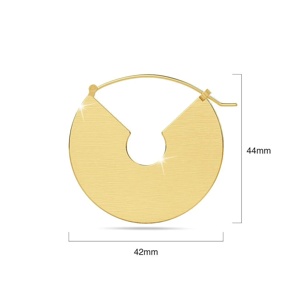 Bullion Gold Grande Gold Hoop Earrings