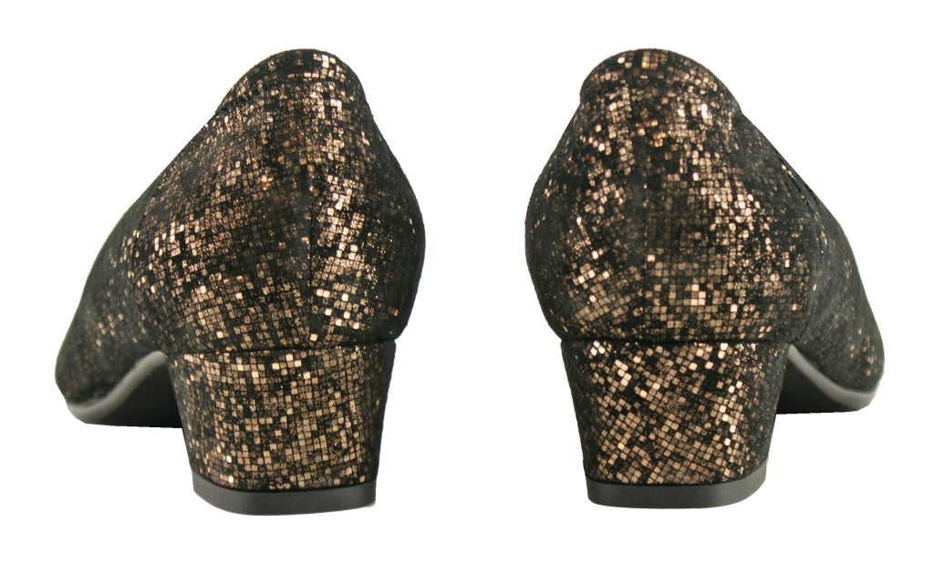 Bosccolo Womens Pumps - Black/Gold