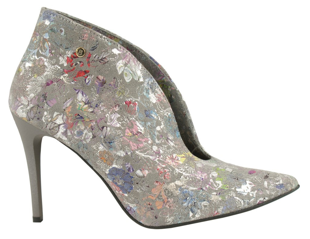 Bosccolo Womens Boots - Flowers On Grey