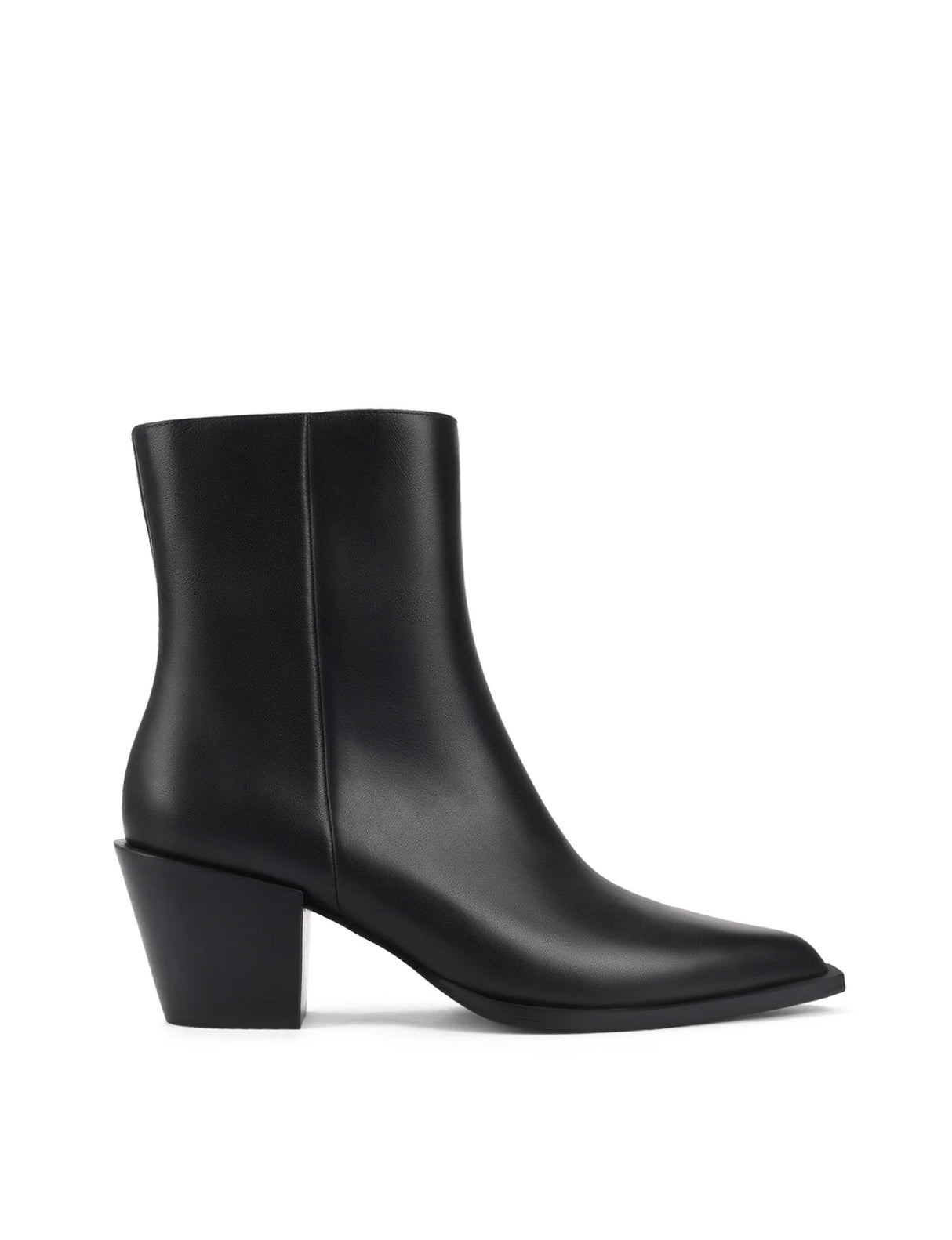 Siren Ankle Boots - Black Leather