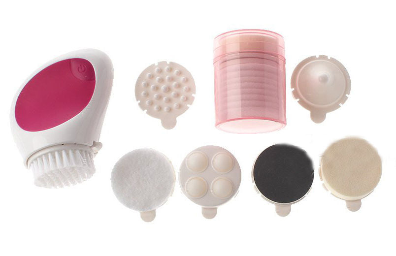 TODO 7 In 1 Skin Facial Cleansing Massager Brush Ball Massage Face Beauty Care 7 Head