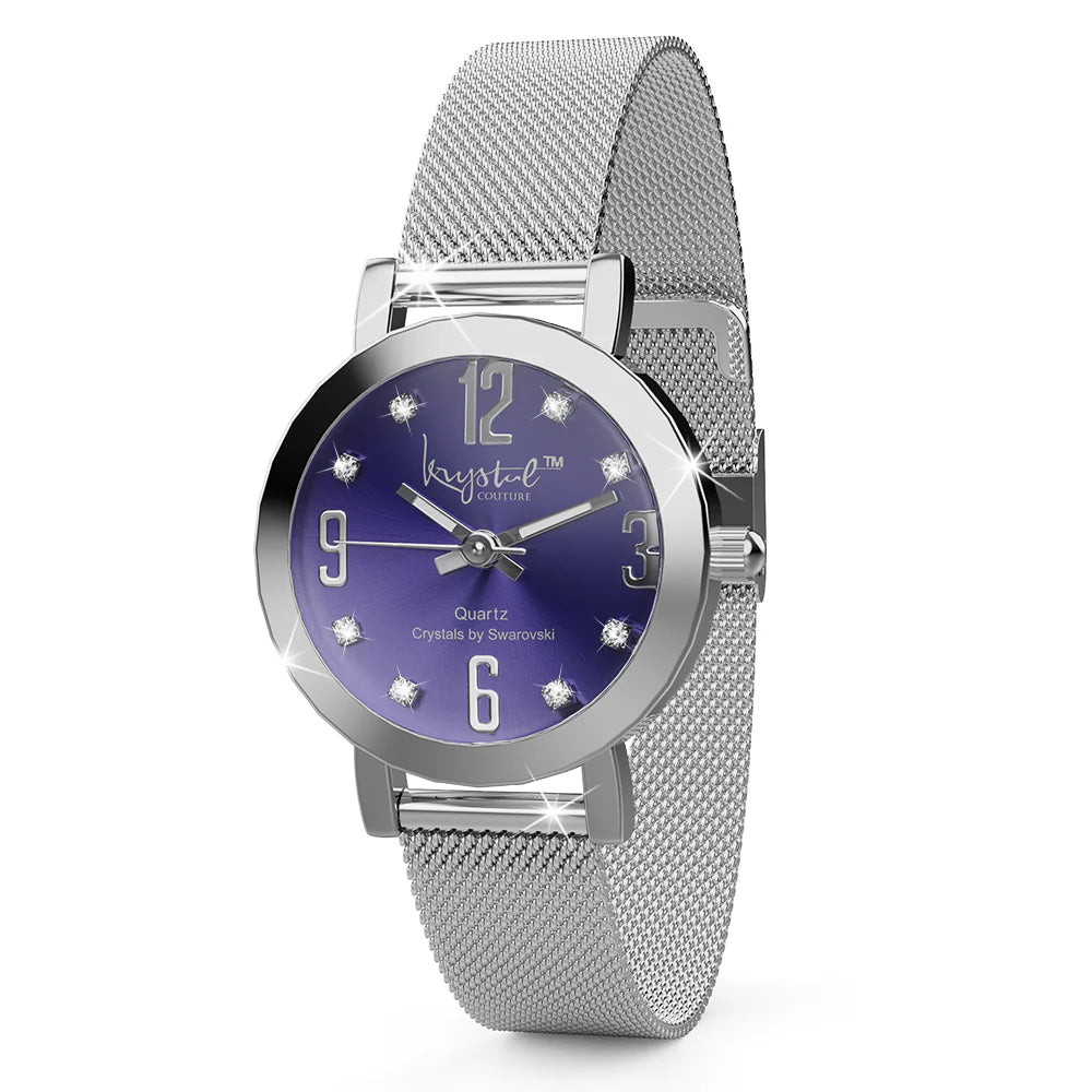 Krystal Couture The Hour Check Krystal Watch Embellished with Swarovski® Crystals