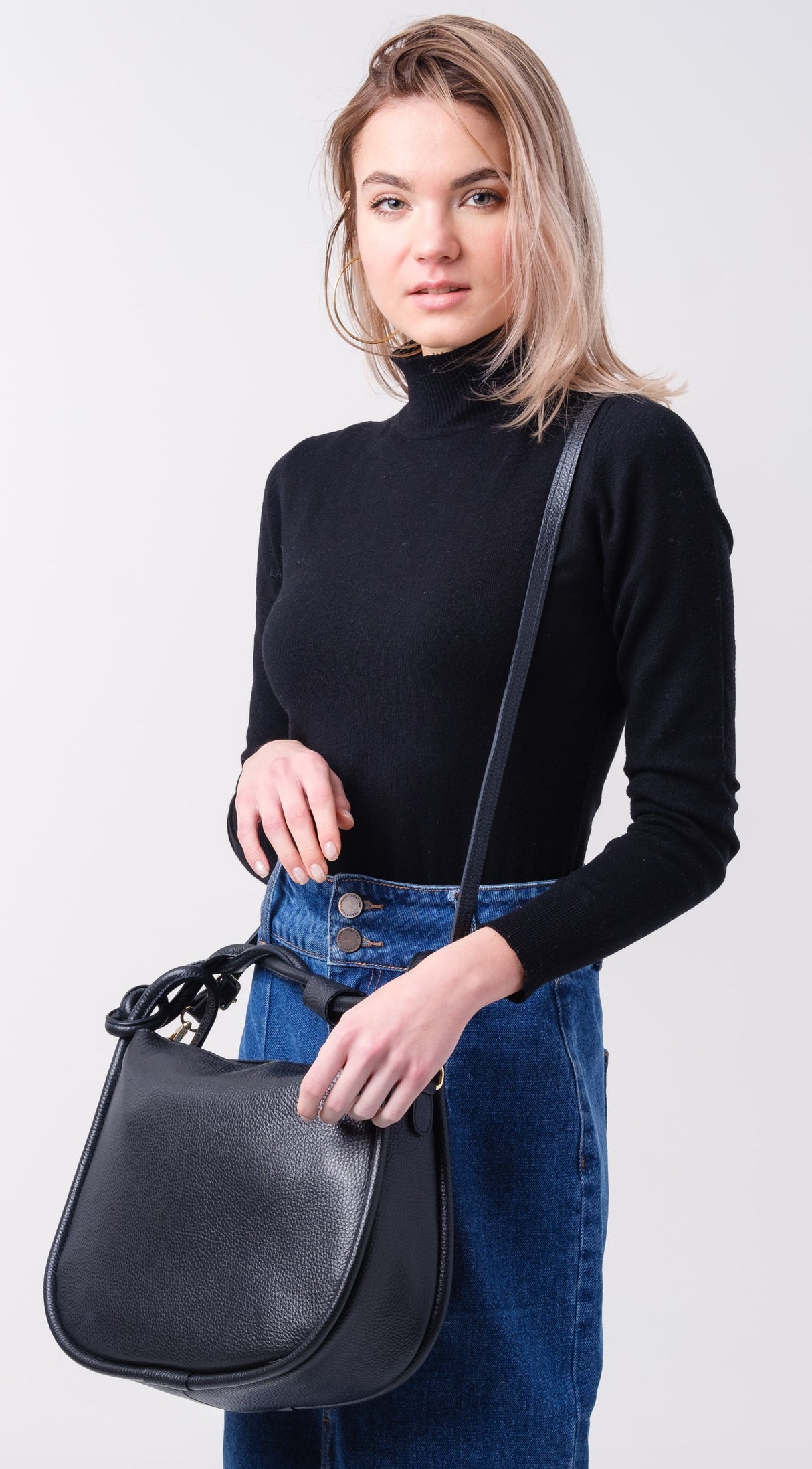 Bosccolo Shoulder Bag - Black