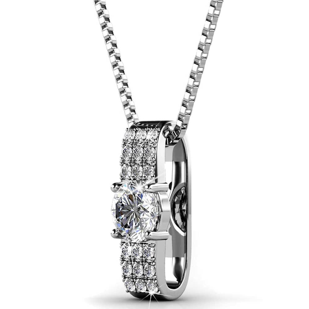 Krystal Couture Designer Pendant Necklace Embellished with SWAROVSKI Crystals