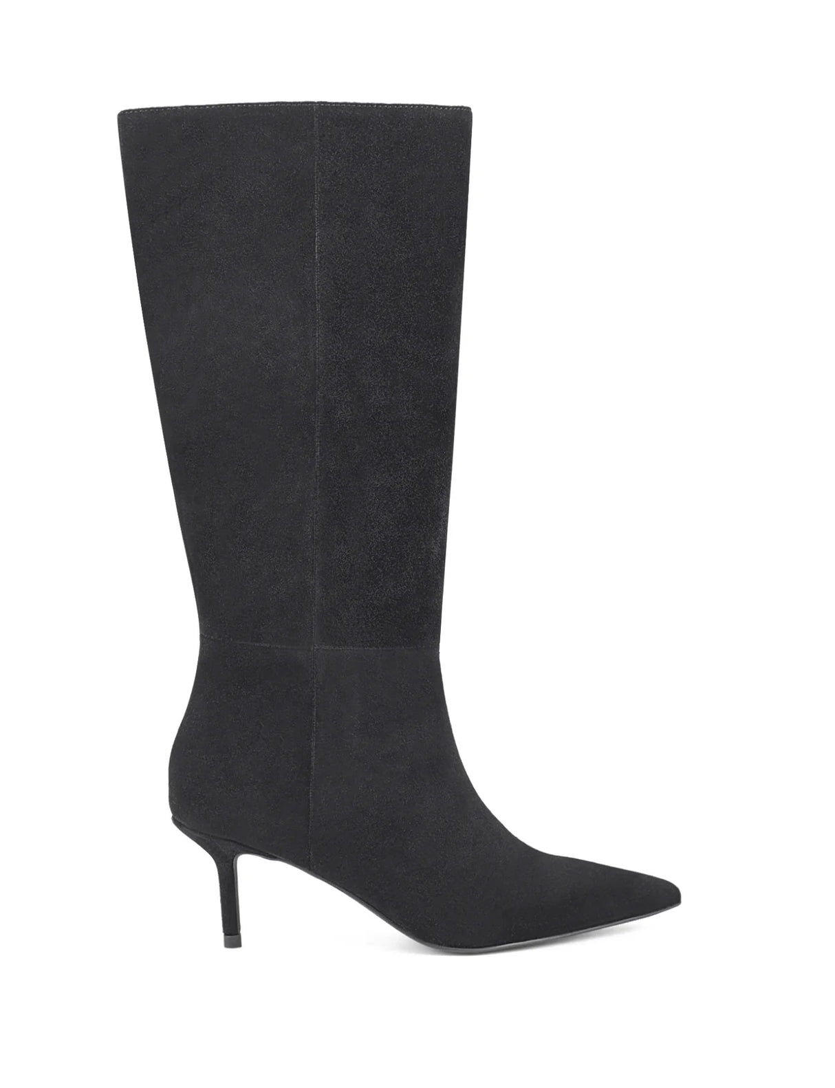 Siren Long Boots - Black Suede