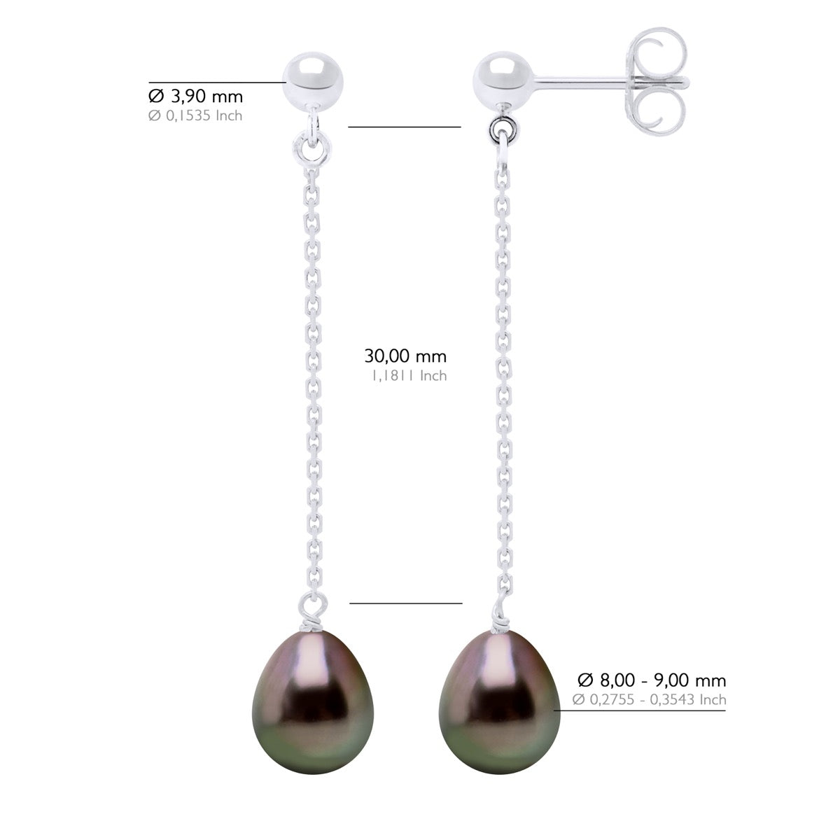 Hanging Earrings - Height Earrings 4,5 cm