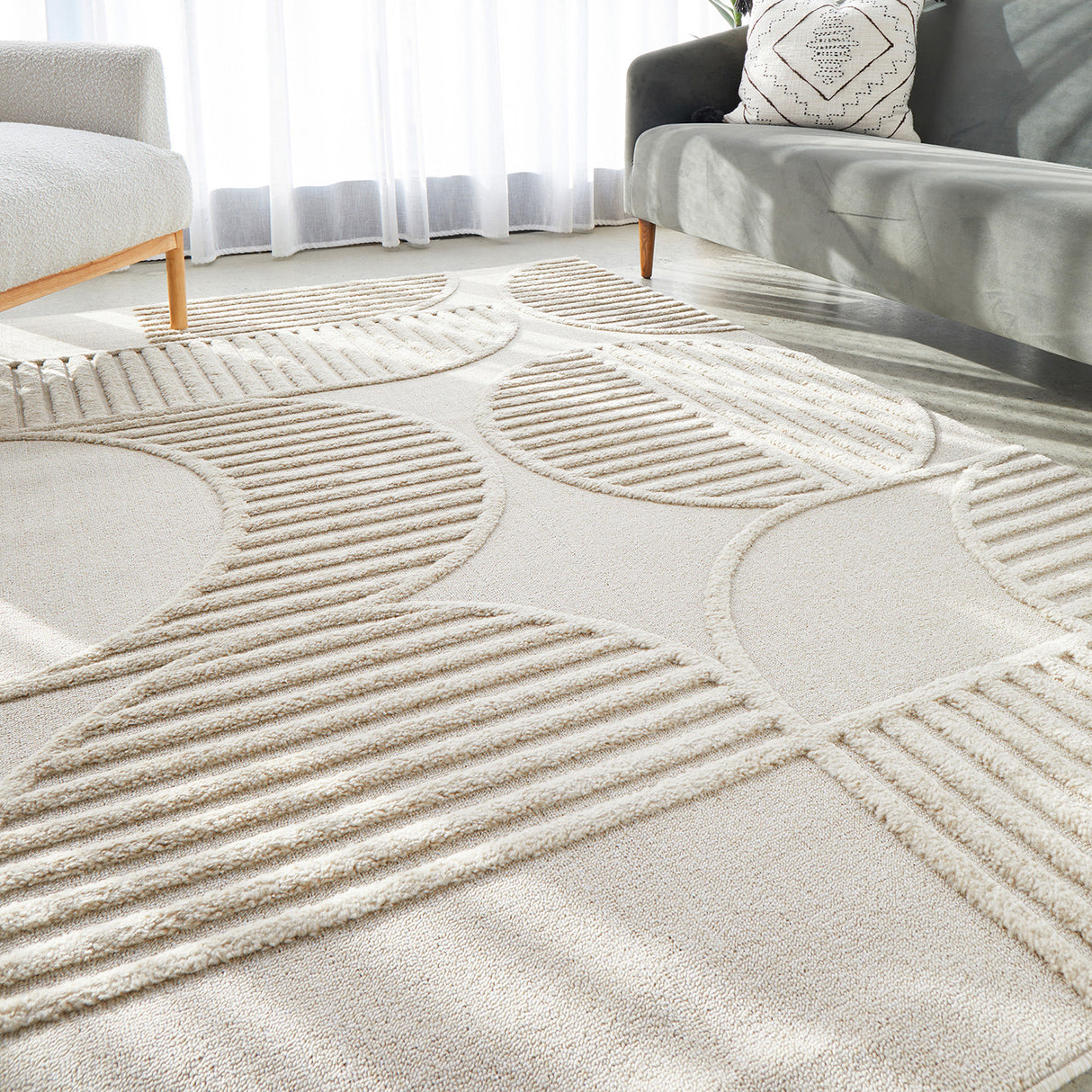 Lotus Leo Beige Rug