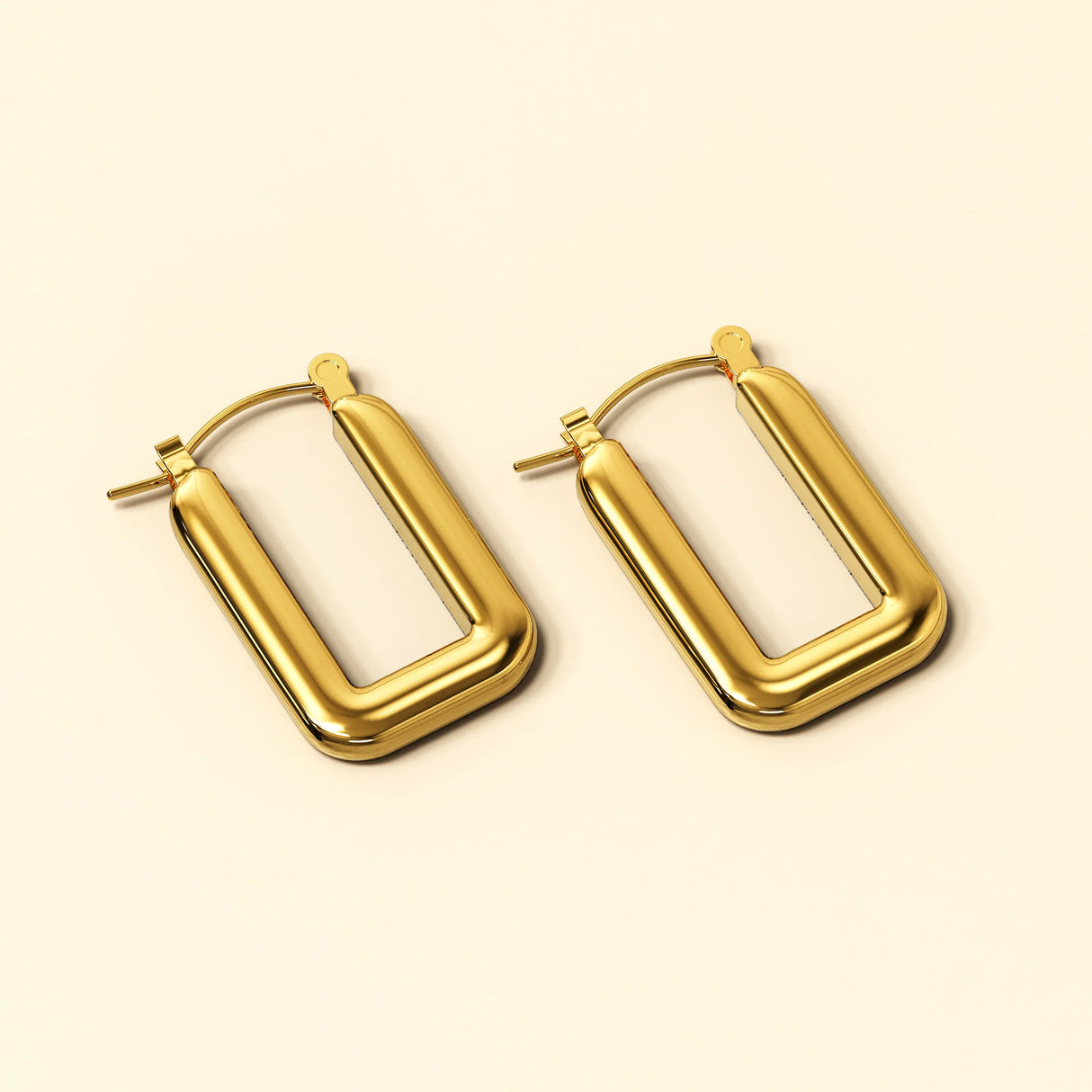 Bullion Gold Lola Hoop Gold Layered Earrings