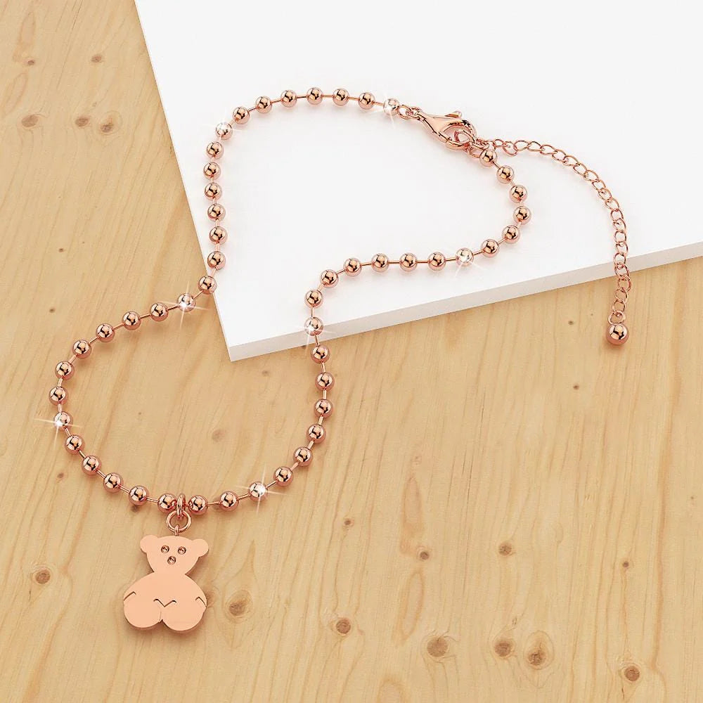 Bullion Gold Charmed Baby Bear Bracelet