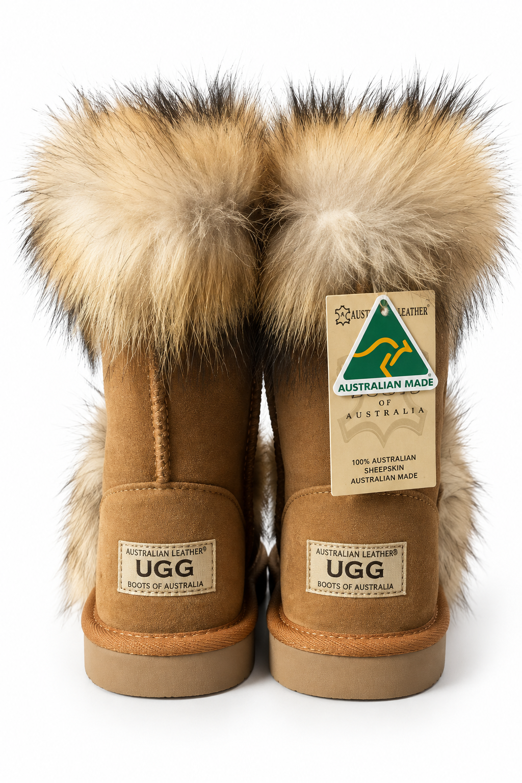 Australian Leather Ugg Fozy Short Uggs - Chestnut - AU5