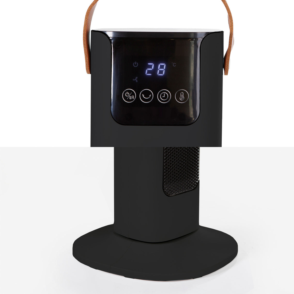 Pursonic Touch Screen Tower Heater - Black