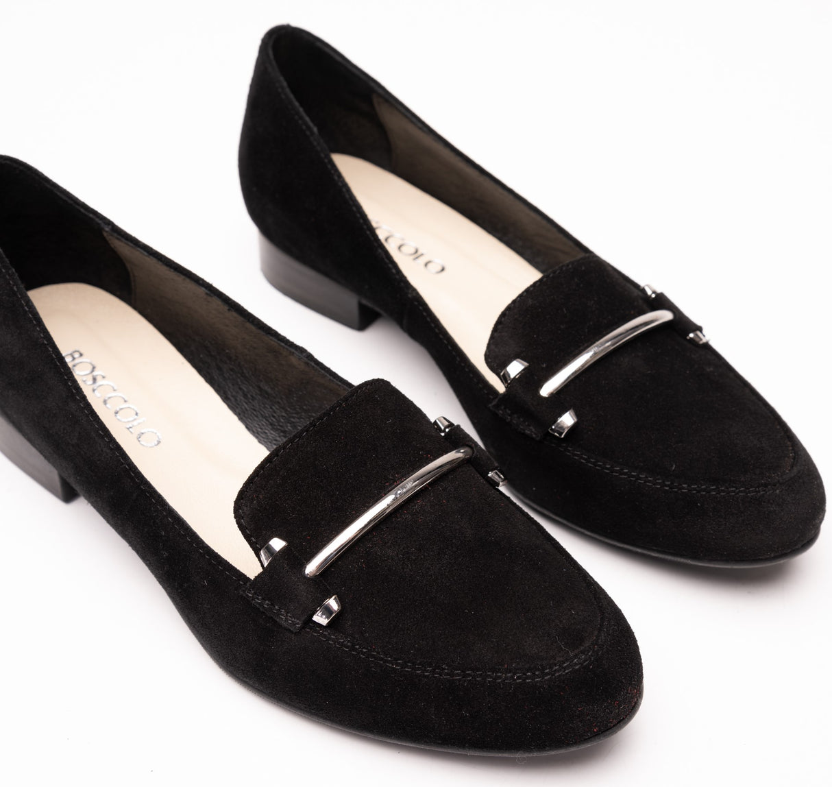 Bosccolo Womens Moccasin - Black