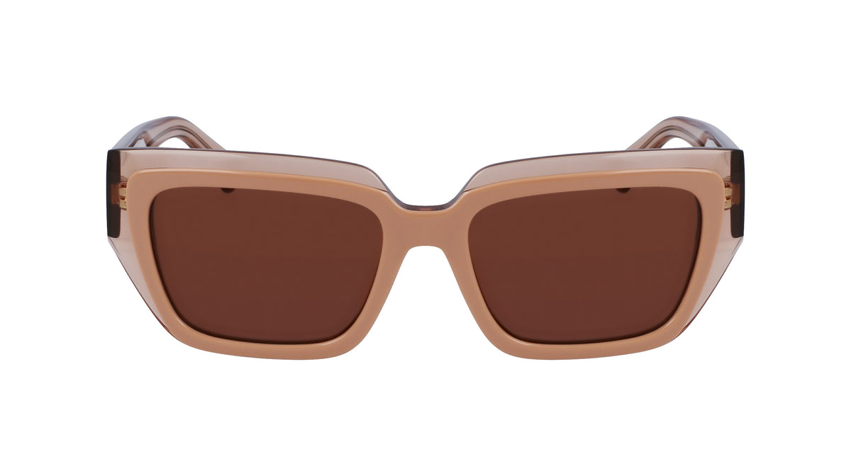 Salvatore Ferragamo SF2002S Womens Sunglasses - Transparent Nude/Rose