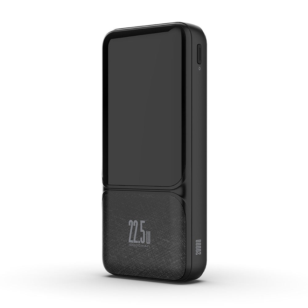 iQuick Power Square Power Bank 20000mAh 22.5W LED Display USB Type-C Type-A - Black