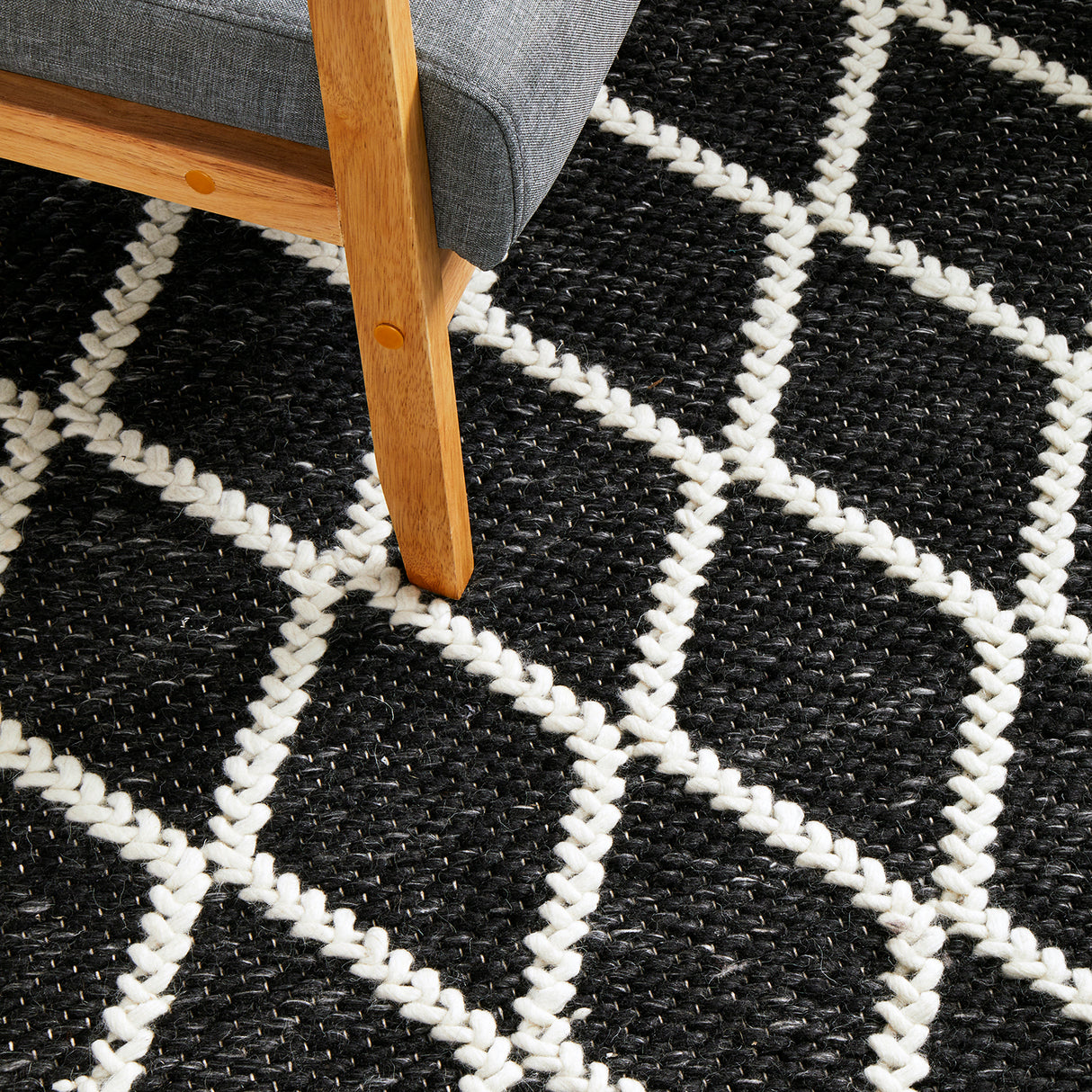 Huxley Black Rug