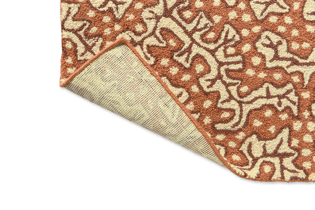 Sanderson Truffle Sandstone 446003 Outdoor Rug