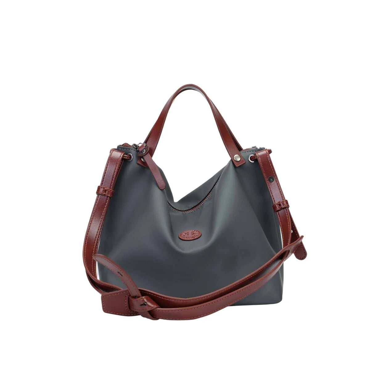 BAMEI Cordura Ballistic Nylon Slouchy Tote Bag - Charcoal