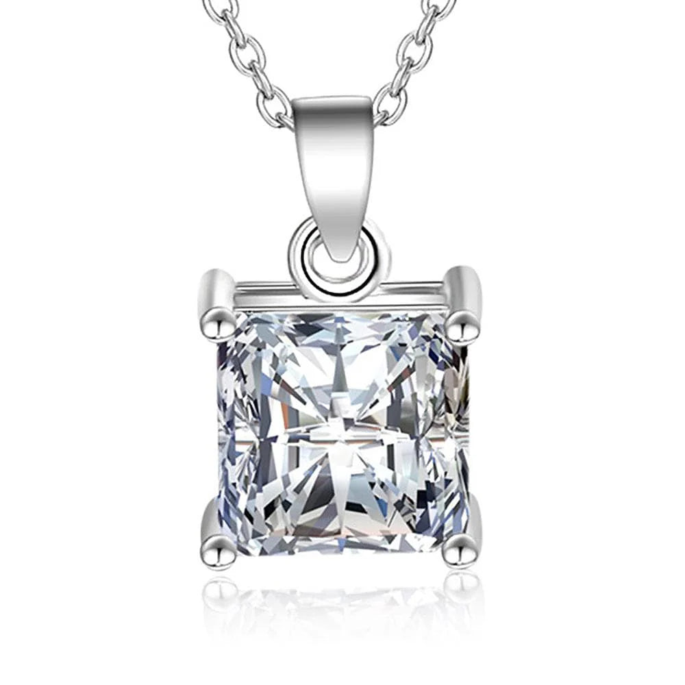 Princess Cut Necklace