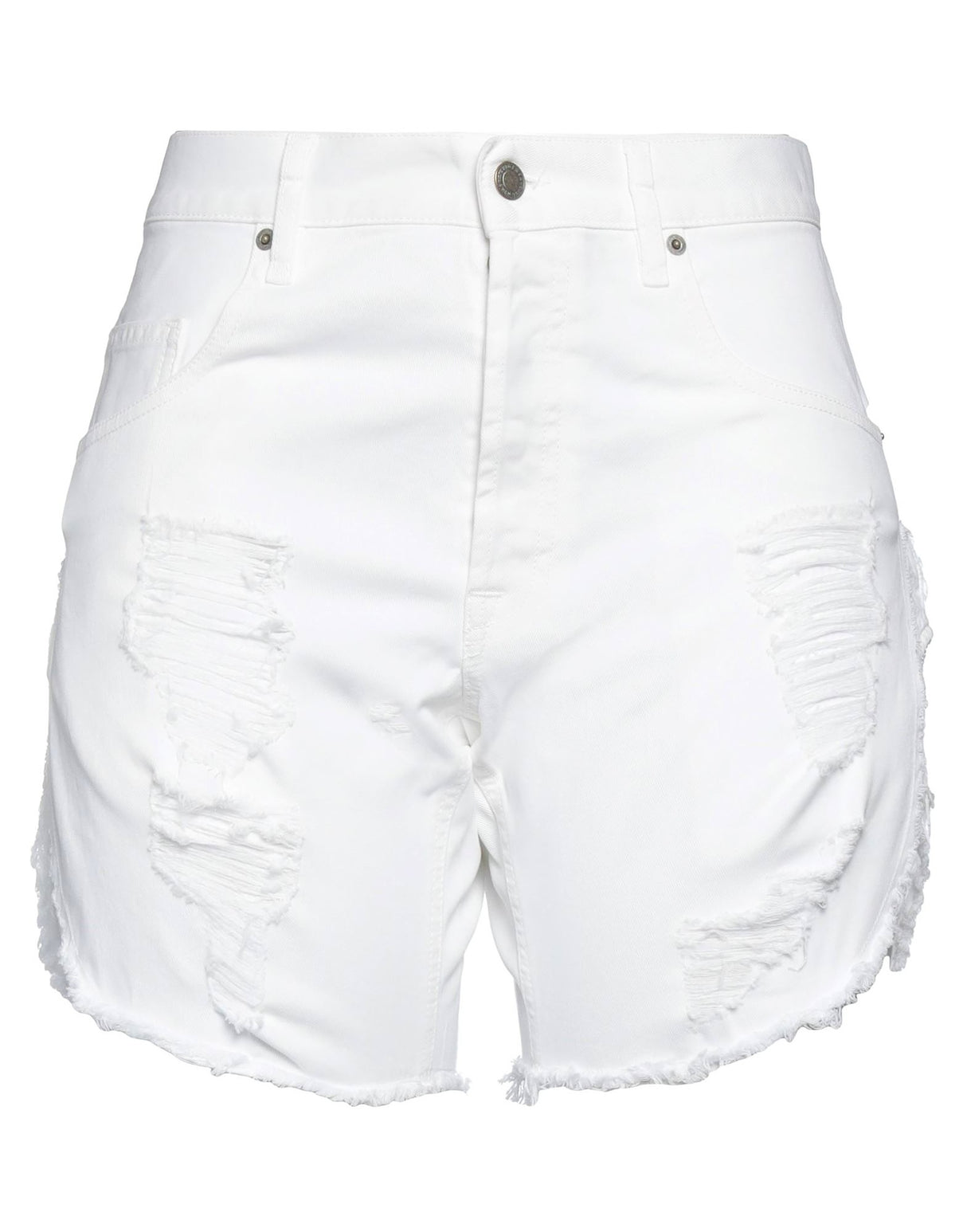 True Nyc® Womens Denim Shorts - White