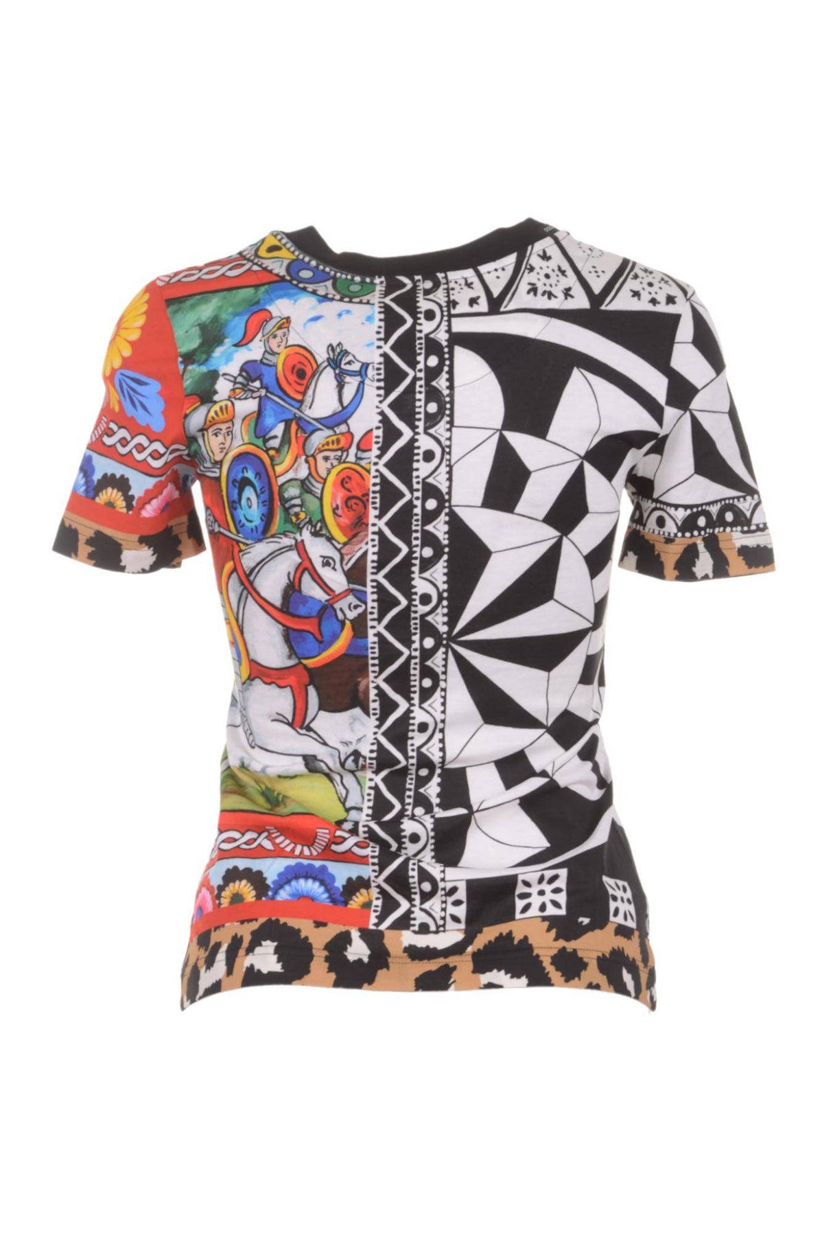 Dolce & Gabbana Women Printed Short Sleeve T-shirt